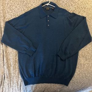 JOSEPH A BANKS MERINO WOOL SWEATER IN XL